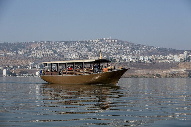 Boat on the Sea of Galilee